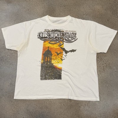Vintage Y2K Killswitch Engage Disarm The Descent Tour Tee Shirt 2XL Metalcore 