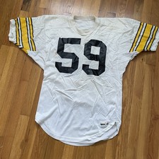 VTG Pittsburgh Steelers Jack Ham Autographed Spanjian Jersey Signed in the 1970s