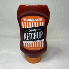 Whataburger Spicy Ketchup 20 OZ Texas What-A-Burger Free Shipping