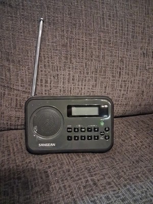 Sangean PR-D18 Portable AM/FM Radio  Digital Tuner, Black, Headphone Jack...