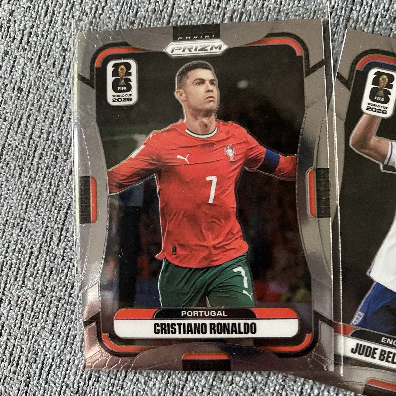 2026 Panini Prizm FIFA World Cup Ronaldo Bellingham V Variant + Conceicao /225 view 3