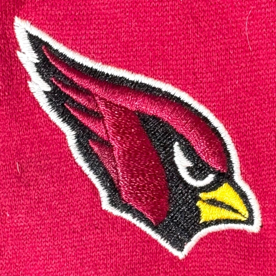 Arizona Cardinals Logo Knit Gloves By Forever Collectibles Red & Black Polyester - Image 2 of 4