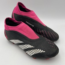 Adidas Predator Accuracy.3 LL FG Soccer Cleats Black/Pink Women s 6.5