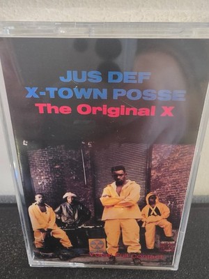 JUS DEF/X-TOWN POSSE, THE ORIGINAL X Vocal Full Contact 1990 CASSETTE TAPE RAP