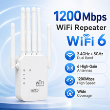 WiFi Extender Signal Booster Repeater Router Amplifier Up To 8500 sq.ft Coverage