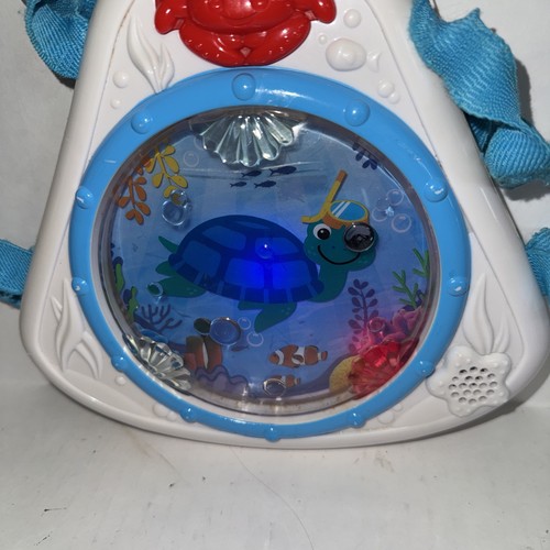 Vntg Baby Einstein Sea Dreams Crib Soother Neptune Turtle Musical Lights WORKS