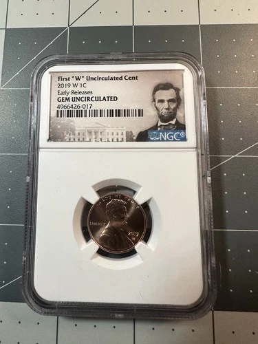 Photo of a 2019-W Lincoln Shield Cent from an eBay listing that sold on Jul 20, 2026
