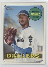 2018 Topps Heritage Minor League Edition Magenta Back Yadier Alvarez #24 0nr3