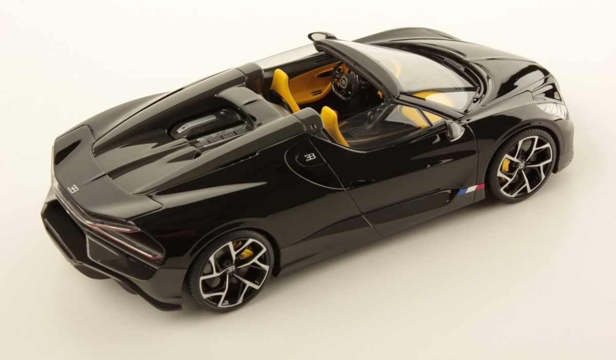 BUGATTI W16 MISTRAL Black in 1:18 scale by MR Collection | eBay
