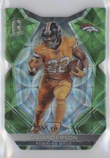 2017 Panini Spectra Neon Green Prizm Die-Cut 4/20 CJ Anderson #79 0t2