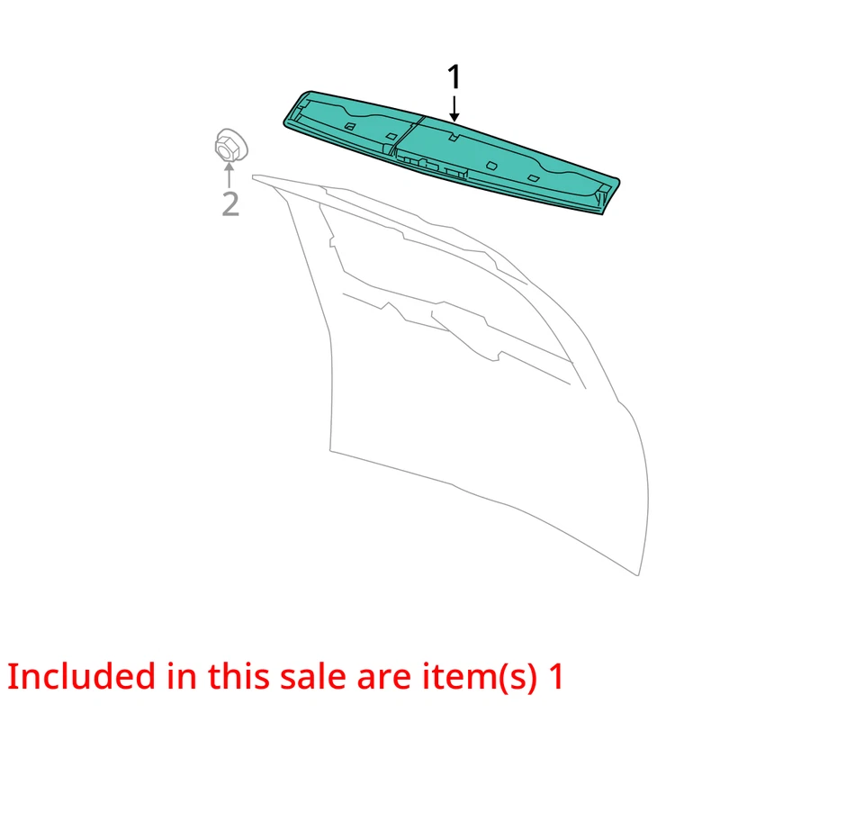 (LOCAL PICKUP ONLY) Rear Spoiler Fits 11-20 CARAVAN 3008031 Foto 3 de 4