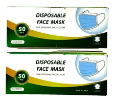 100 Inspire Disposable Face Mask Three Layer Personal Protection Face Mask