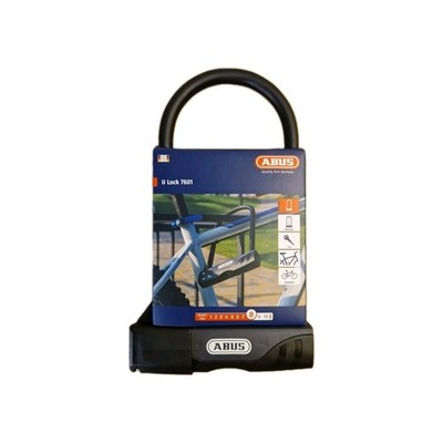 Abus Fahrradschloss U Lock 7601 Bügelschloss aus gehärtetem Stahl Level 8