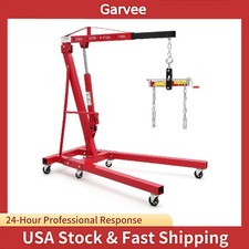 For Engine Disassembly In Garages This Hydraulic Engine Hoist Uses Foldable Fram For Engine Disassembly In Garages This Hydraulic Engine Hoist Uses Foldable Fram