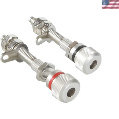 BPA-38SN Satin Nickel Heavy-Duty Binding Posts - Ideal for Speaker Connections