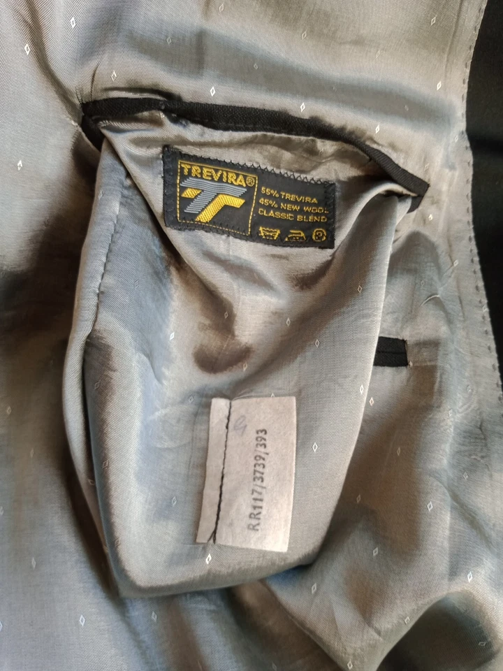 Veste De Costume Pierre Cardin Pour Homme Couleur Noir Taille L Smoking - Photo 4/4