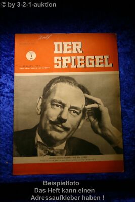 Der Spiegel 3/49 15.1.1949 Seinen Schnurrbart wie ein Lord    Dean Acheson