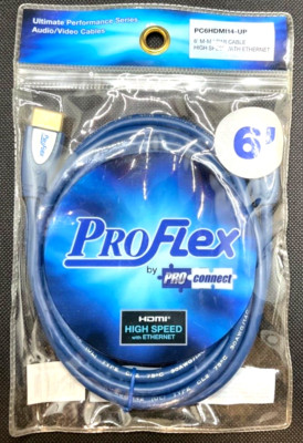 ProFlex Pro Connect HDMI 1.4 Cable - 6 feet - (PC6HDMI14UP)   ️  ️ NEW!