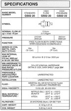 STERLING GS022000N 2/2 NORMALLY CLOSED CARTRIDGE VALVE (P)