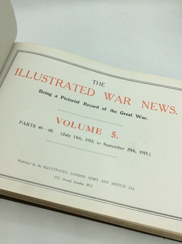 ILLUSTRATED WAR NEWS - 1915 - WWI - Aug 11 - Nov 3, 1915 - leather - Imagen 2 de 4