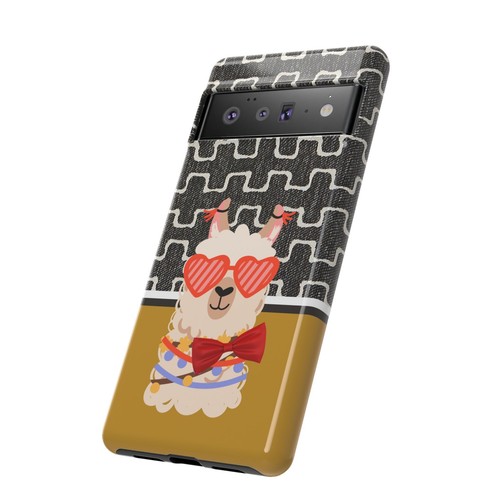 Boho Alpaca with Red bow tie, Tough Phone case for Iphone Samsung Galaxy - 第 161/267 張圖片