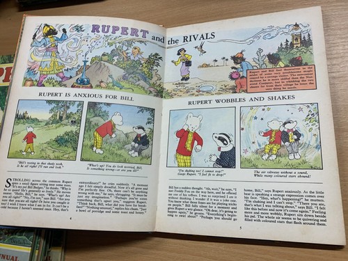 1978 Rupert Bear Annual UK Vintage Hardback Book (P3) Ref:RHYS - Picture 7 of 13