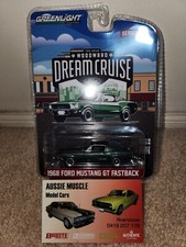 1:64  Greenlight Woodward Dream Cruise 1968 Mustang GT Fastback Green Bullit