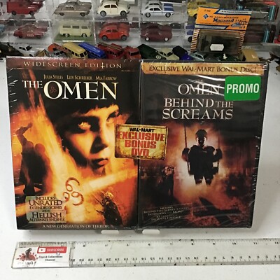 THE OMEN & OMEN BEHIND THE SCREAMS (DVD COMBO 2005) FACTORY SEALED BRAND NEW