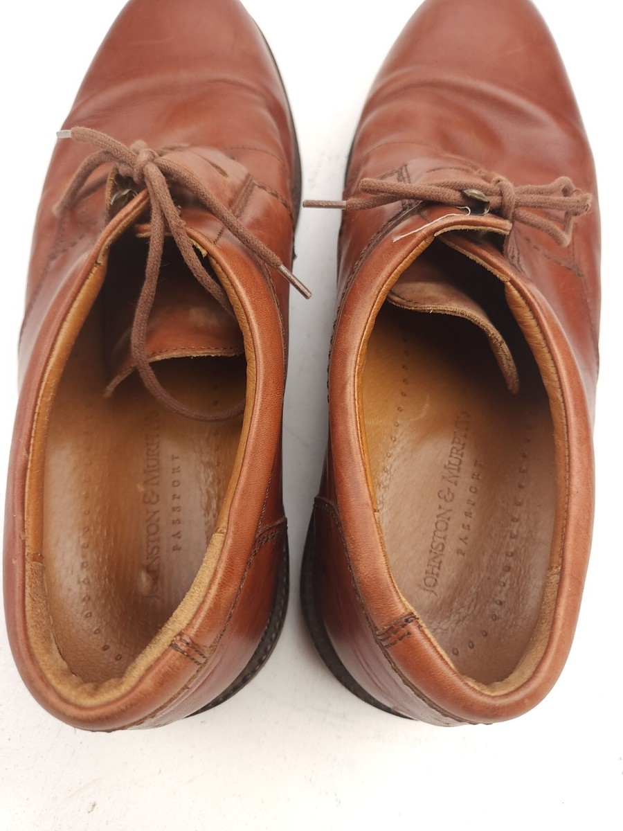 Johnston and Murphy Dress Shoes Mens 11 M Passport Brown  display picture 3
