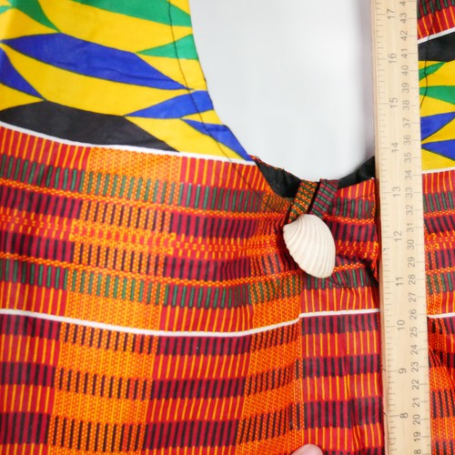 Borsa a tracolla etnica hippie tracolla borsa da spiaggia modello stampa Kente - Foto 6 di 12