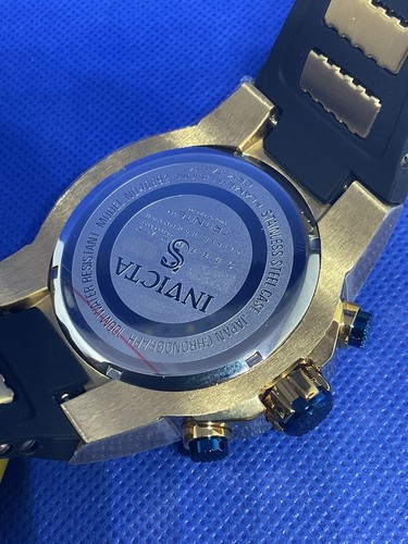 Invicta Speedway gold/blue mod 40892 men’s wristwatch - Picture 8 of 11