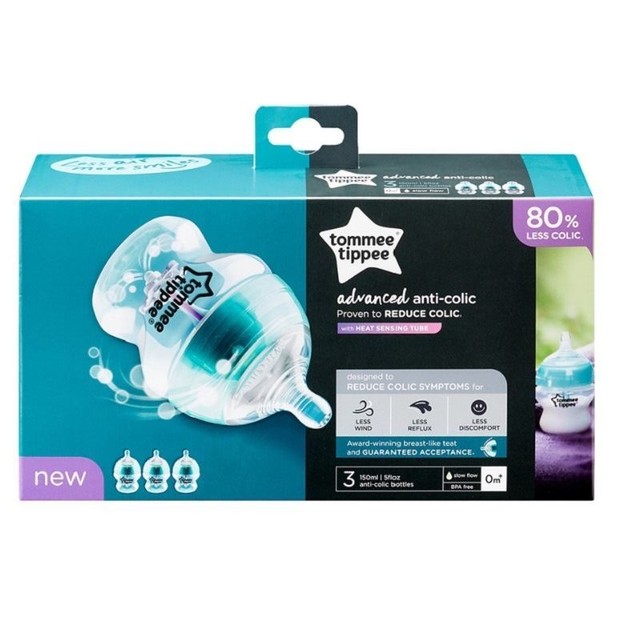 tommee tippee advanced anti colic bottles 150ml