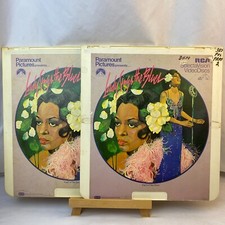Lady Sings The Blues starring Diana Ross Parts 1 2 1972 CED Videodiscs - Nice