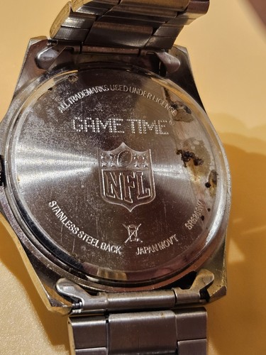 New York Jets Stainless Steel Silver Wrist Watch By Game Time - Picture 5 of 6