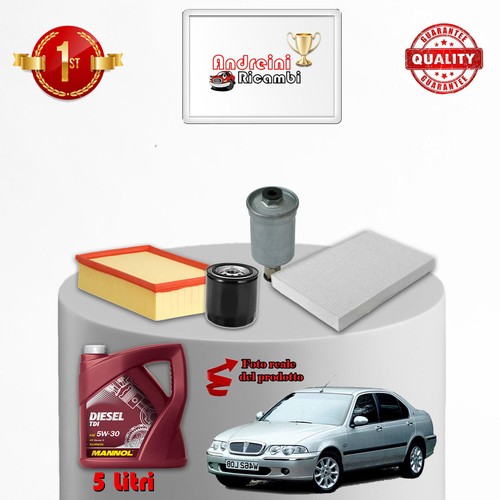 KIT TAGLIANDO FILTRI E OLIO ROVER MG ZS 1.8 86KW 117CV 2002 -> - Imagen 2 de 2