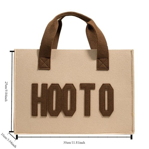 Felt Felt Bag Large Capacity Shopping Handbag New Tote Ba Women - Picture 2 of 11