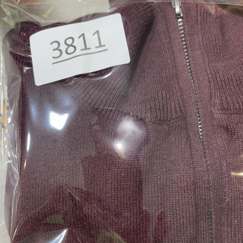 Suéter Grayson & Dunn Para Hombres Borgoña Grande 1/4 Cremallera Pullover Manga Larga - Imagen 11 de 11