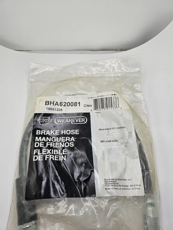 ( QTY 2 ) CARQUEST BHA620081 Brake Hydraulic Hose fits 02-03 Saturn Vue - Image 3 of 4