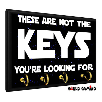 Star Wars Key Holder Keys Organizer Hanger Wall Mount Jedi Sith Force Imperial 