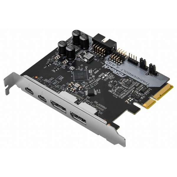 拡張カード ASRock Thunderbolt 4 AIC R2.0 SRock Thunderbolt 4 AIC R2.0 Expansion Card THUNDERBOLT4 AIC