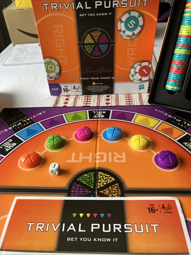 Trivial Pursuit Bet You Know It Edition by Hasbro 2011 Board Game Complete - 第 3/11 張圖片