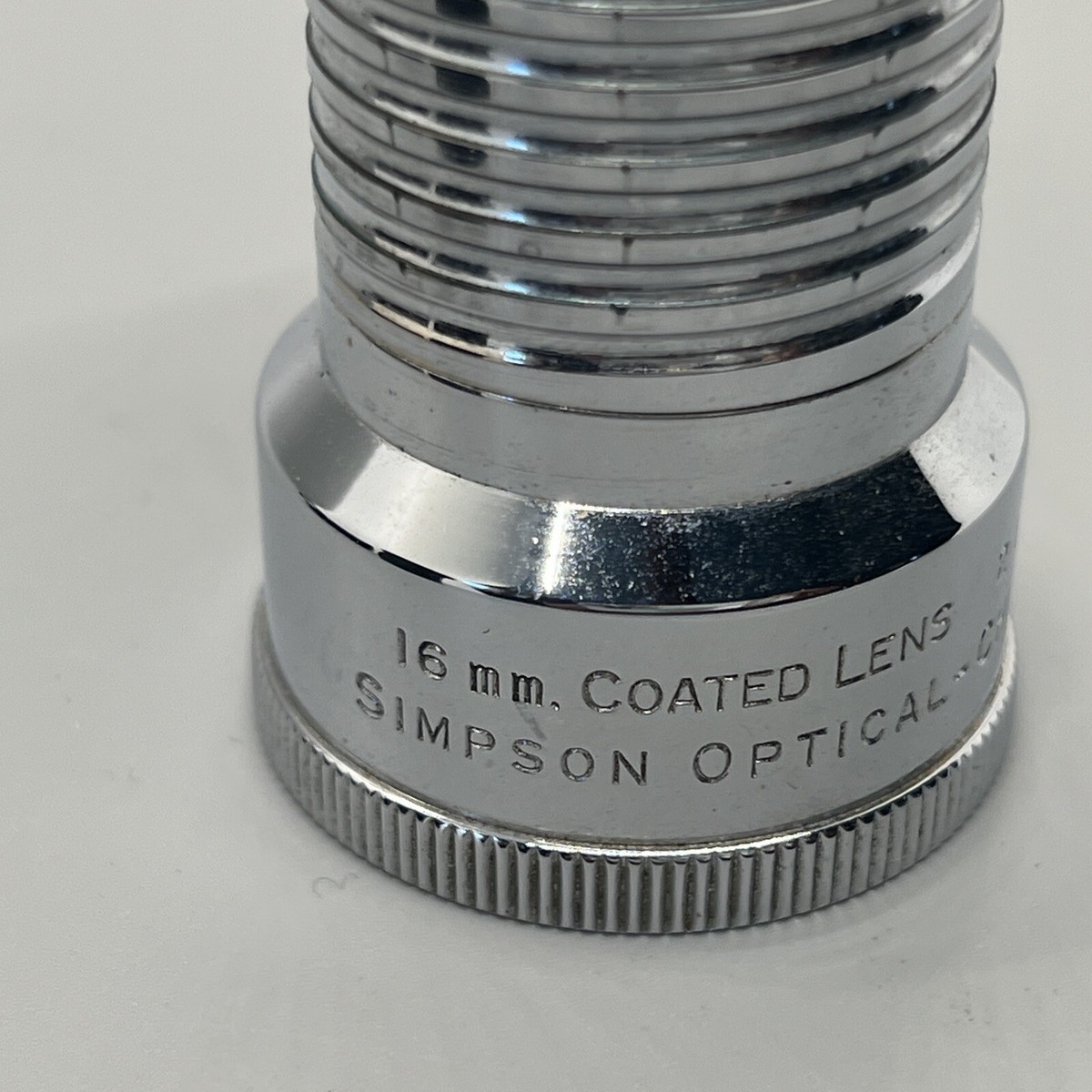 ELMO PROJECTOR LENS 1:1.2 F= 50mm Dukane 3” 3.0 Simpson 16mm