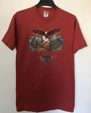 Vintage Single Stitch FOL Heavy Weight Tee Made In USA South Dakota Black Hills