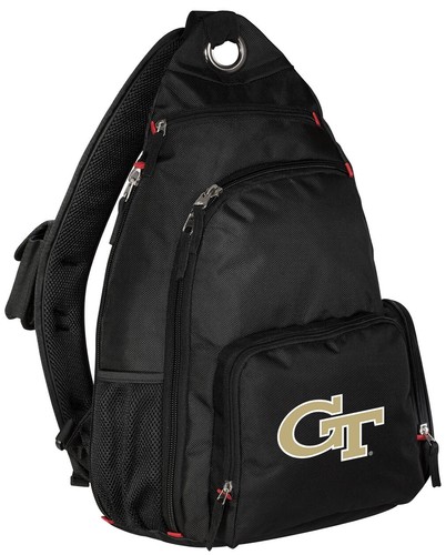 GEORGIA TECH BACKPACK Cross-Body Style Single Strap GREAT School or TRAVEL BAG