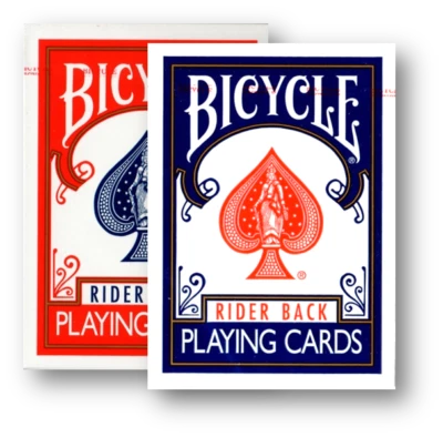 2 barajas (1xrojo/1xazul) Bicycle 807 Rider Back Poker cartas Romme, Bridge
