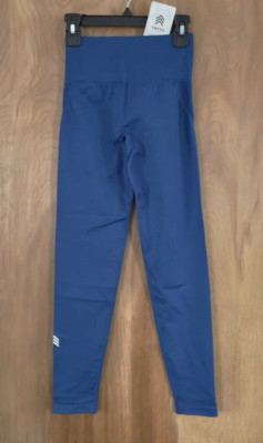 Tryto Active Easy Regular Length Seamless Scrunch Legging Royal Azure XS NWT