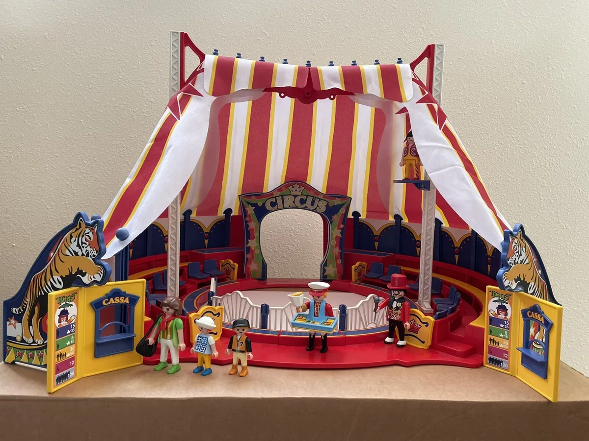Produktionscenter konvergens Grand PLAYMOBIL 4230 - Vintage Circus Big Top Tent - Great Condition - Almost  Complete | eBay
