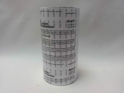 40.000 UseBy Monarch Avery 1131 Preispistole Dauerwellenetiketten + 2 Tintenrollen