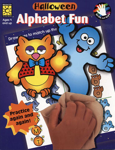 BRIGHTER VISION PUBLICATIONS - Halloween Alphabet Fun (Wipe Away Books) - Picture 1 of 1