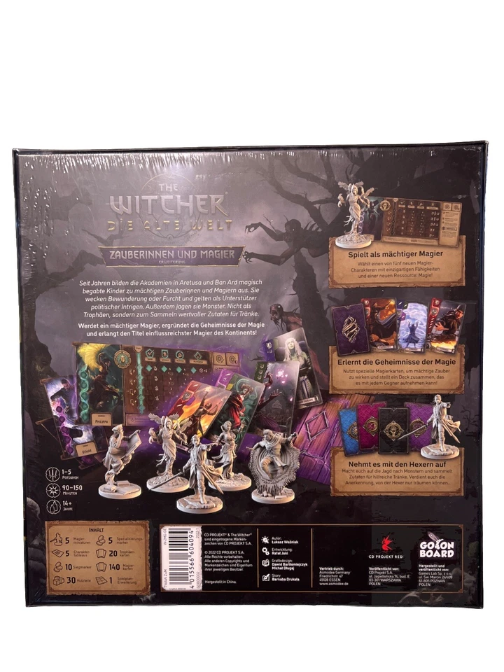 The Witcher Die alte Welt Zauberinnen und Magier Brettspiel Erweiterung NEU OVP - Bild 2 von 2